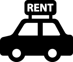 Rent A Car Vinyl Svg File, Free Vectors File